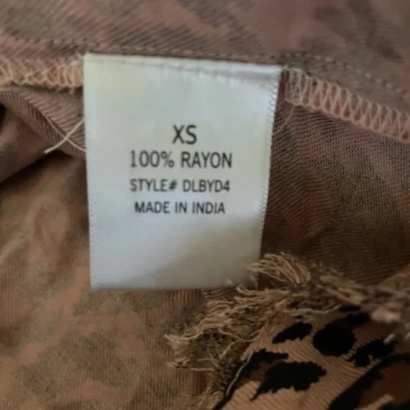 Miami Leopard Print Tee Shirt Dress XS - Picture 5 of 7